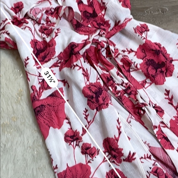 Free People French Quarter Print Wrap Minidress In Ivory - Picture 6 of 6